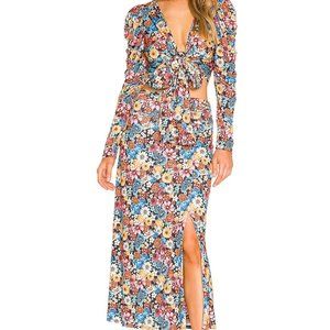 X REVOLVE Celeste Top AFRM NWT Multi Wildflower Bouquet Medium